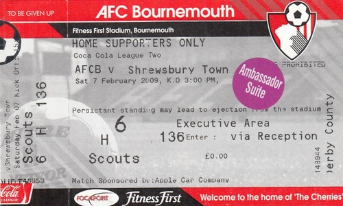 Ticket bournemouth v - ticket,