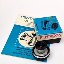 Pentacon 208402 Dioptre Viewfinder Attachment Boxed With Instructions, Old Stock