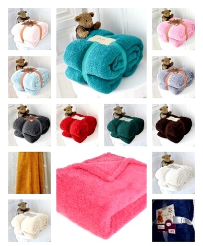 Teddy bear fleece throw - fleece,