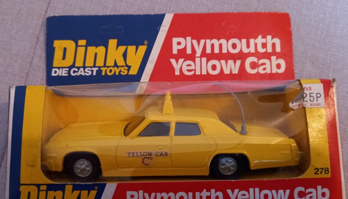 Dinky 278 plymouth - 278, yellow