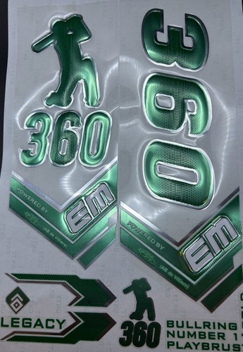 Cricket bat sticker - em,
