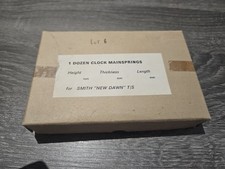BOX OF SMITH DAWN SPRING T/S MAINSPRINGS 11 IN BOX NOS IN WRAPPER