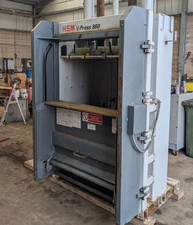 ✅HSM V-Press 860 Vertical 53 Tonne Baler Cardboard Plastic Bailing Press Machine