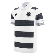 Macron Barbarians 23/24 Mens Home Slim Fit SS Rugby Shirt // RRP £96