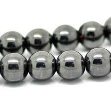 Hematite Gemstone Round Beads