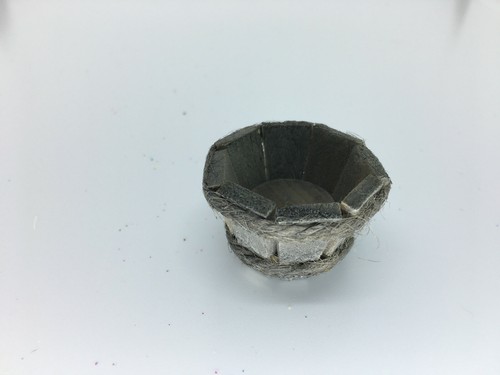 Miniature wooden bucket wood - wooden,