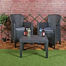 3pc outdoor garden furniture - outdoor,