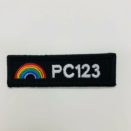 Rainbow police patch - rainbow,