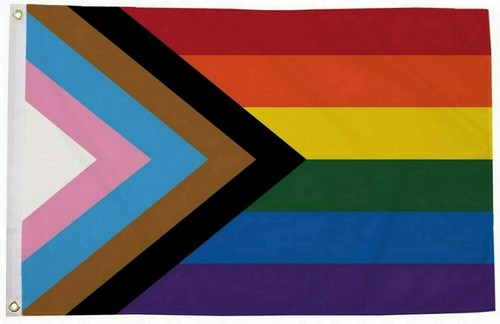 Progress pride flag - x, 3'