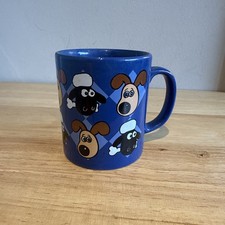 Wallace Gromit Shaun the Sheep Mug Staffordshire Tableware England Aardman 1989