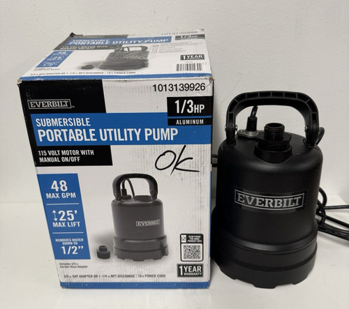 Everbilt hp submersible - 1/3,