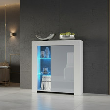 75cm Sideboard White Matt Body