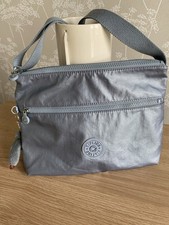 Kipling Metallic Silver Grey