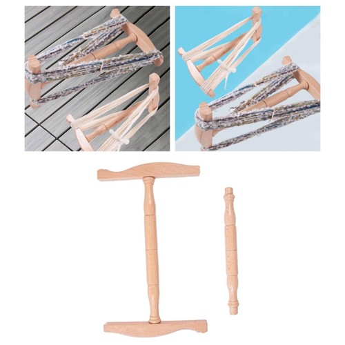 Wood niddy noddy portable - niddy,
