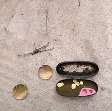 Antique pocket balance - antique,
