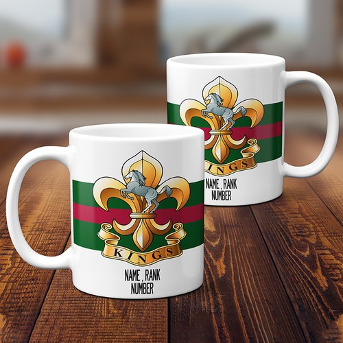 Personalised kings regiment - kings,