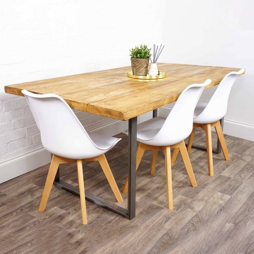 Rustic dining table with - rustic,