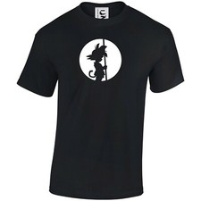 Anime Dragon Ball Z Super Kid Goku Silhouette T-shirt Adults, Teens & Kids Sizes