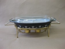 Vintage Pyrex Black White