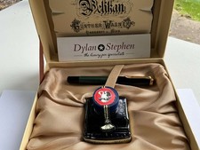 Pelikan 400 Gunther Wagner Green and Black fountain pen 14C M medium nib