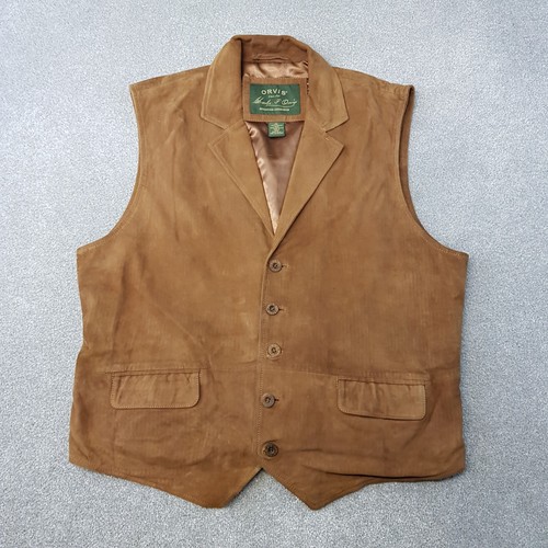 Orvis mens vest brown - xl,