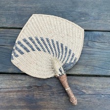 Old Vintage Woven Grass Leaf