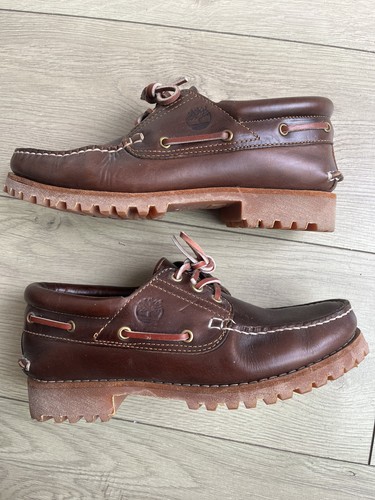 Timberland brown leather boat - timberland,
