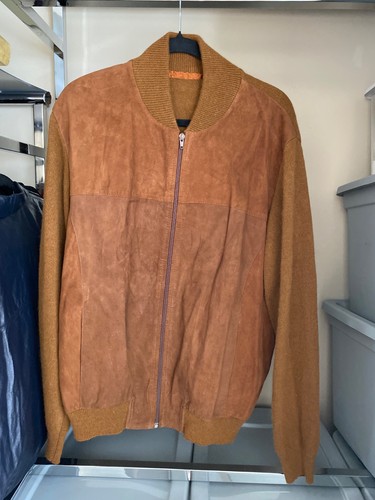 Men leather suede zip - men’s,