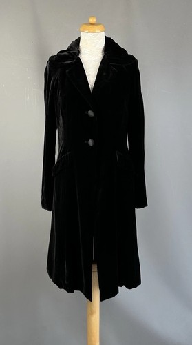 Hobbs black silk velvet opera - velvet,