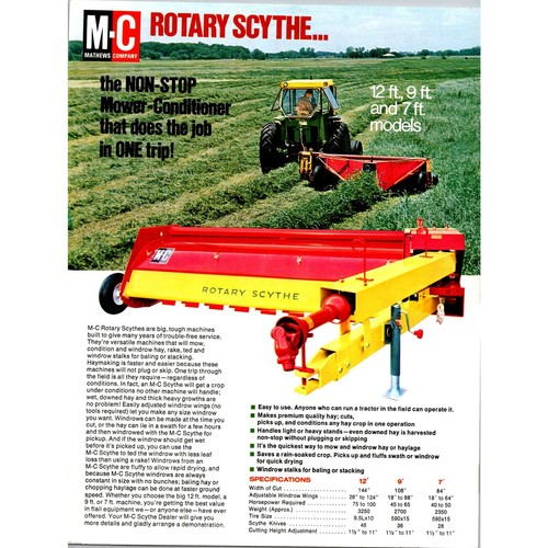 Rotary scythe the non stop - scythe,