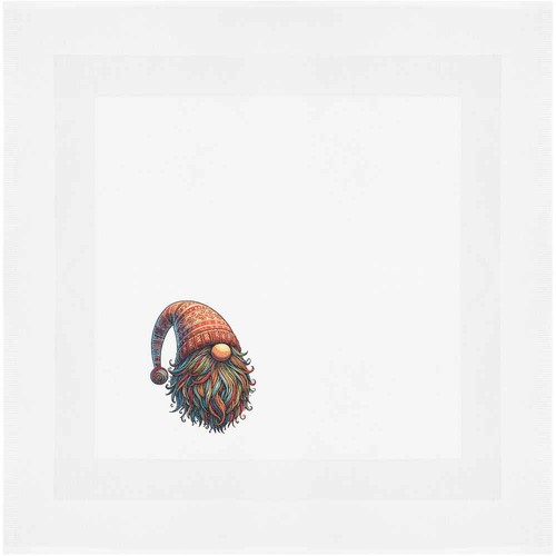 Colourful gonk cotton napkin - 'colourful,