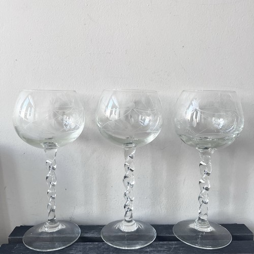 Vintage twisted stem wine - vintage,
