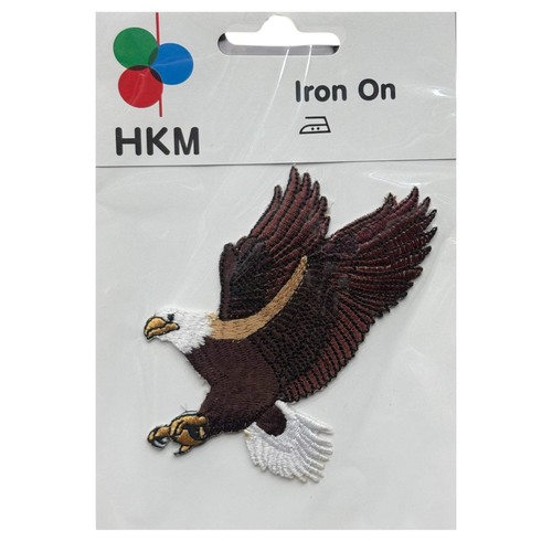 Hkm landing bald - eagle, iron-on