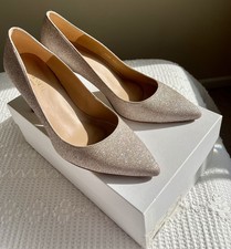 LK BENNETT FLORET - FINE GLITTER - SIZE 5 (38)