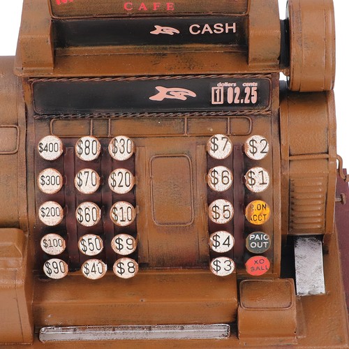 Retro cash register model old - model,