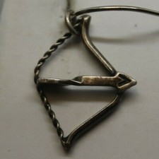 Sterling Silver Bow and Arrow