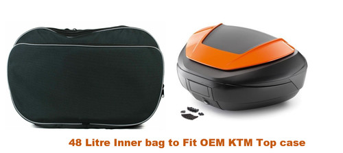 Top box inner liner luggage - top,