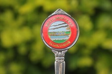 Vintage Spoon llangynidr Canal Brecon & Monmouthshire Wales Welsh Souvenir Boat