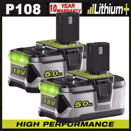 0ah for ryobi - 5.0ah, 18v