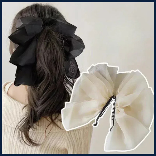 Vintage chiffon bow - vintage,