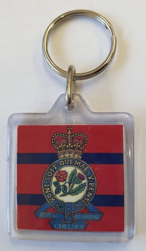 Acrylic military key ring - acrylic,