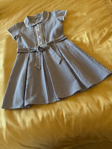 Girls gingham school - gingham,