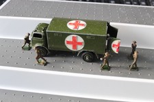 Dinky military ambulance with - dinky,