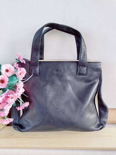 Tula navy blue cream leather - tula,