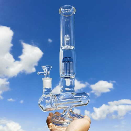Thick glass bong inline - 11",
