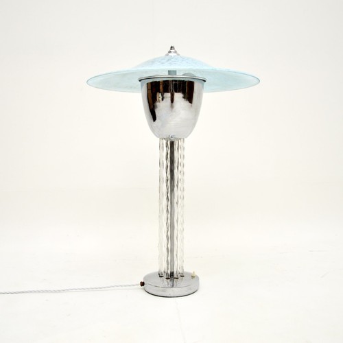 Large french art deco chrome - deco,