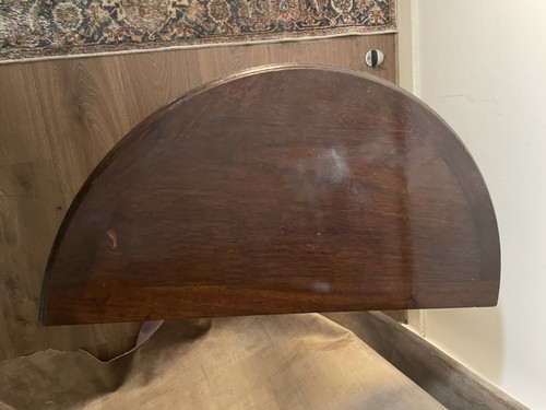 Antique mahogany demi lune - antique,