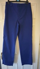 Ted Baker Mens Size 30R Gerlan Leyden Fit Textured Bright Blue Trousers