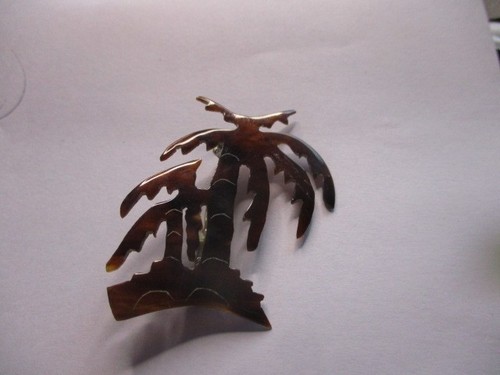 Vintage lucite carved palm - vintage,