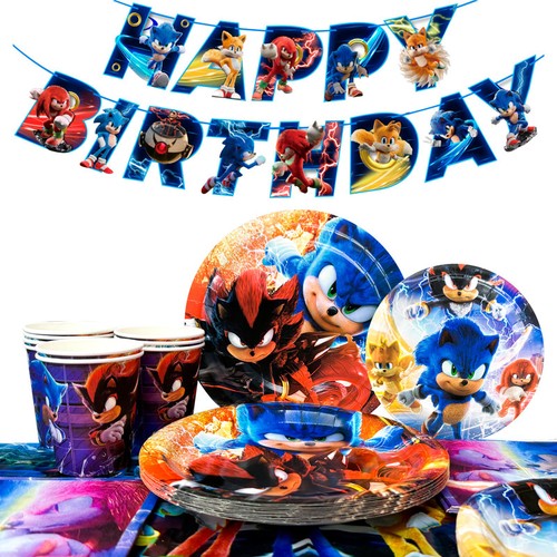 Sonic party supplies tableware - sonic,